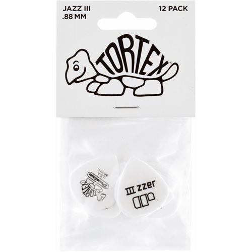 Dunlop - Médiators Tortex Jazz - 0,88 mm - Pack de 12 - Image 3