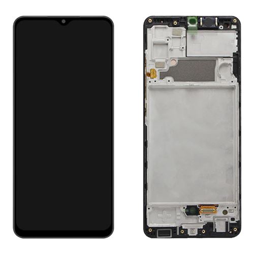 Ecran tactile + LCD noir sur châssis noir de remplacement pour Samsung Galaxy A32 4G (SM-A325F)