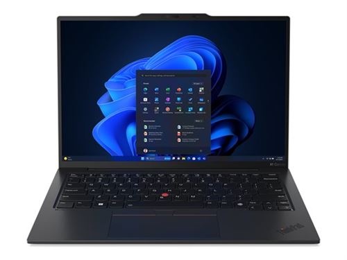 Lenovo ThinkPad X1 Carbon Gen 12 21KC - Conception de charnière à 180 degrés - Intel Core Ultra 7 - 155U / jusqu'à 4.8 GHz - Evo - Win 11 Pro - Intel Graphics - 32 Go RAM - 1 To SSD TCG Opal Encryption 2, NVMe, Performance - 14" OLED écran tactile 28