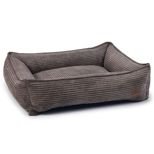 Meilleurs prix pour Designed by Lotte Lit nervuré pour chien Marron 80x70x22 cm
