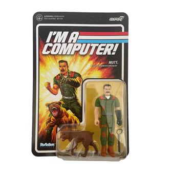 Figurine G.I Joe Mutt K-9 & I.T Bandwidth Specialist ReAction Figure Super 7 - 1