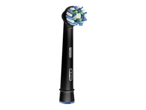 Oral-B CrossAction - Tête de brosse de rechange - pour brosse à dent - noir (pack de 2) - pour Pro 2000, 2500, 4000, 4500, 600, 650, 700, 7000