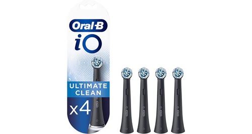 Oral B Noir Oral-B Io Lot De 4 Brossettes Nettoyage Ultime