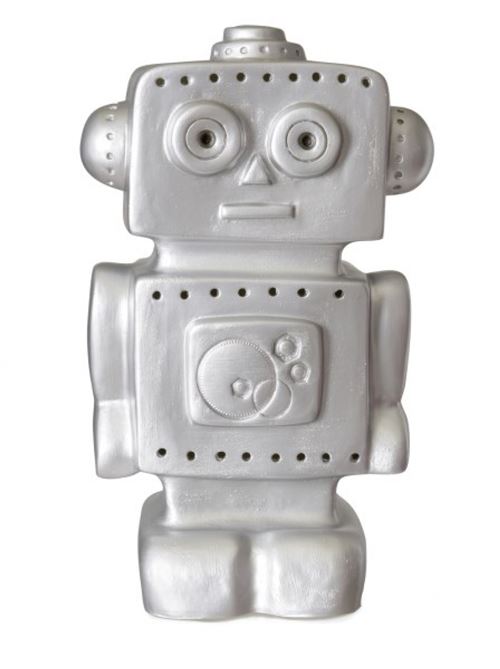 Egmont Toys - Lampe robot argent