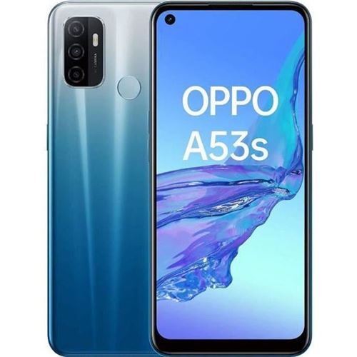 OPPO A53s 128 Go - Bleu des Tropiques - Ecran 90Hz - Batterie 5000 mAh - Son Stéréo (2020) - Reconditionné - Très bon état État correct - N/A reconditionné disponible sur Fnac