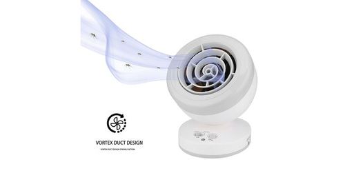 Répulsif portatif de lumière moustique d'usb bureau d'utilisation à la maison - blanc