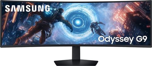 Samsung Odyssey G9 S49FG914EU - G91F Series - LED-monitor - spelen - gebogen - 49" - 5120 x 1440 Dual Quad HD @ 144 Hz - VA - 350 cd/m² - 2500:1 - DisplayHDR 600 - 1 ms - 2xHDMI, DisplayPort - zwart