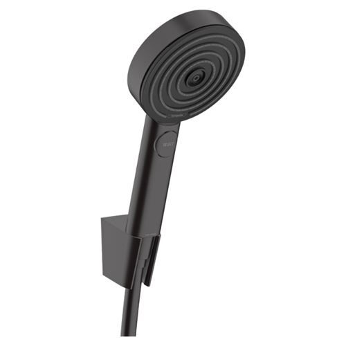 Pommeau de douche HANSGROHE Pulsify Select S 3jet Relaxation avec support et flexible 160 cm noir mat
