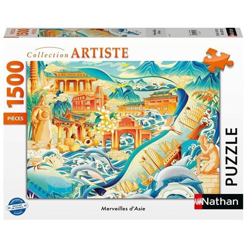 Puzzle 1500 pièces : Japon Ravensburger Nathan - vue 6