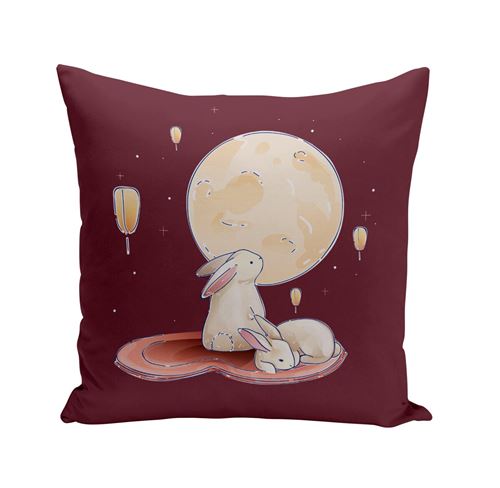 Coussin Lapin - Rouge