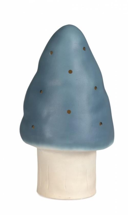 Lampe champignon coloris jean - petit modele