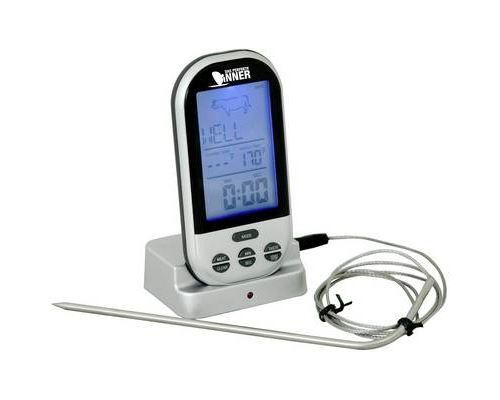 Thermomètre de barbecue numérique Techno Line WS 1050 alarme, surveillance de la température à coeur