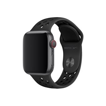 Apple 40mm Nike Sport Band - Bracelet de montre pour montre intelligente - taille S/M & M/L - anthracite/noir - pour Watch (38 mm, 40 mm)