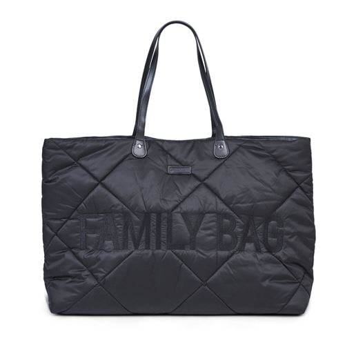 Non Communiqué Noir Family Bag Sac A Langer - Matelassé