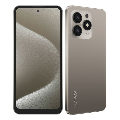 HOTWAV NOTE 13 Max Téléphone Portable 6.8 Android 14, 5160mAh, 16(6+10)Go+256Go, 48MP+16MP,Empreinte digitale/Face ID/Dual SIM 4G - Or