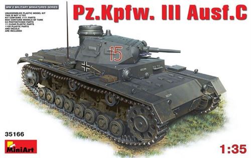 Pz.Kpfw.3 Ausf.C - 1:35E - Miniart