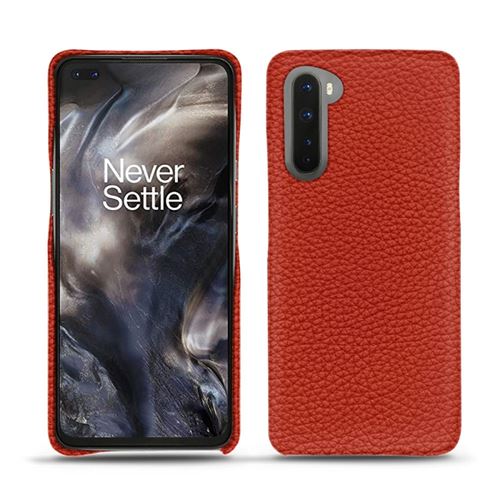 Coque cuir pour OnePlus Nord - Coque arrière - Cuir Ambition - Doré - NOREVE