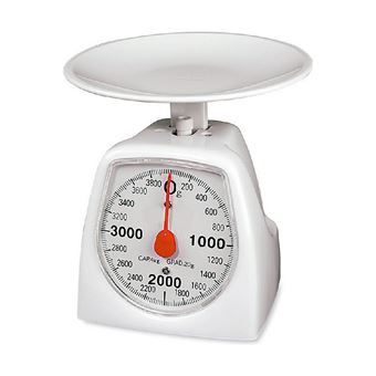 bascule de cuisine rétro EDM Blanc 4 Kg 16,5 x 11 x 13 cm - 1