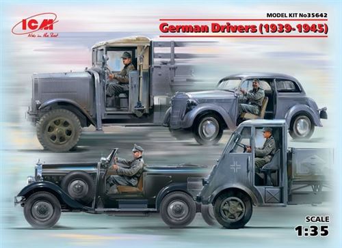 German Drivers(1939-1945)(4 Figures) - 1:35e - Icm