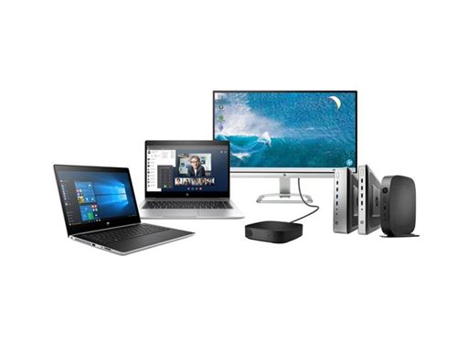 HP Elite t755 - Client léger - SFF 1 x Ryzen Embedded V2546 / jusqu'à 3.95 GHz - RAM 8 Go - SSD 256 Go - NVMe - Radeon Graphics - Gigabit Ethernet, IEEE 802.11ax (Wi-Fi 6E), Bluetooth 5.3 - Win 10 IoT Enterprise 2021 LTSC - moniteur : aucun - clavier :