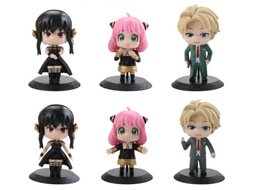 Set de 6 pièces Figurine SPY x FAMILY Multicolor 9-10cm