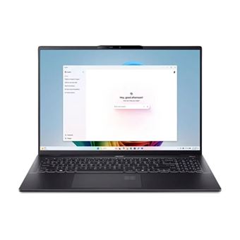 Acer Swift 16 AI SF16-51 - Conception de charnière à 180 degrés - Intel Core Ultra 7 - 258V / jusqu'à 4.8 GHz - Evo - Win 11 Home - Intel Arc Graphics 140V - 32 Go RAM - 1.024 To SSD NVMe - 16" OLED 2880 x 1800 (WQXGA+) @ 120 Hz - Wi-Fi 7, Bluetooth -
