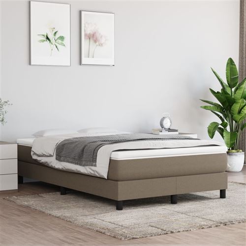 Non Communiqué Vidaxl Matelas De Lit À Ressorts Ensachés Taupe 120X200x20 Cm Tissu347758