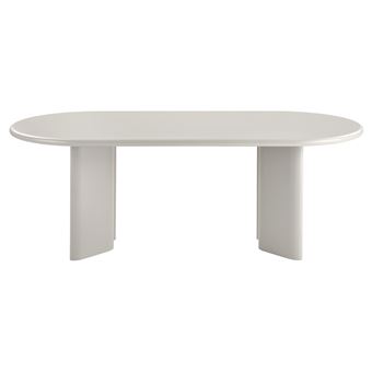 Joyce - table à manger en FSC  100% - 6 à 8 personnes - Sable - 1