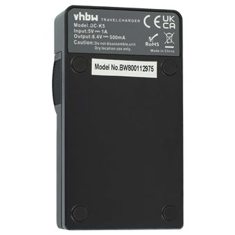 Chargeur USB Pour Batterie Olympus Stylus 1s - Témoin LED, Câble Micro-USB Inclus - Remplacement Ou Supplément
