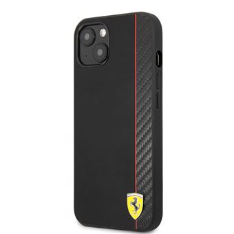 Coque Rigide Ferrari Pour IPhone 14 Plus – Noir – Hot Stamp Red Line