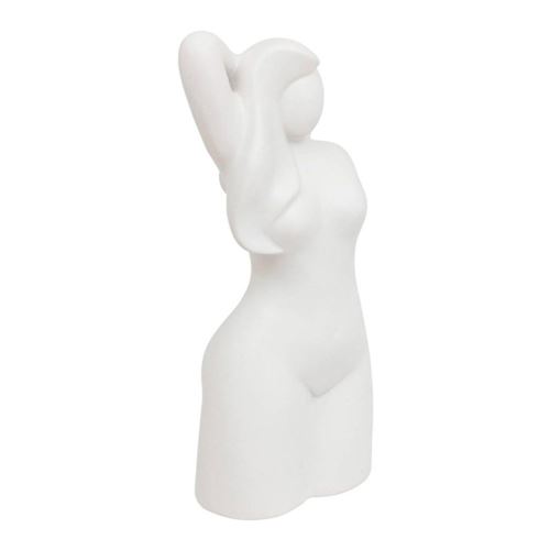 Atmosphera Femme Blanc Statuette Soleya - Image 3