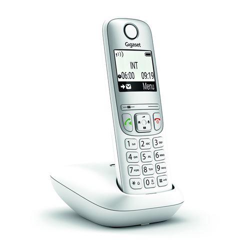 Téléphone analogique Gigaset A690 avec identification de l appelant Blanc