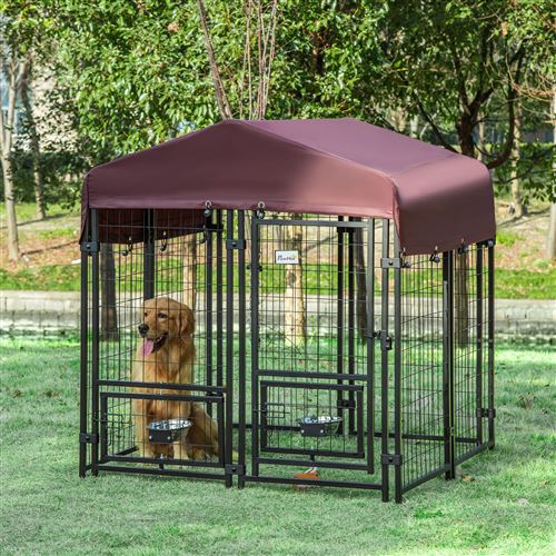 Cage chien élégante cage chien intérieur cage chat verrou - Ciel & terre