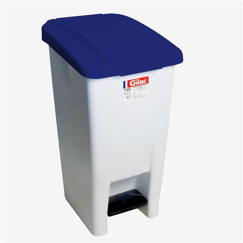 GILAC Poubelle &Agrave; P&eacute;dale Eco 60 L Avec Roulettes Et Couvercle - 