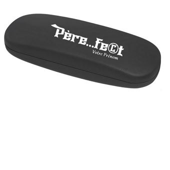 Etui à lunettes Taperso Etui a lunettes noir avec motif cactus love personnalisable