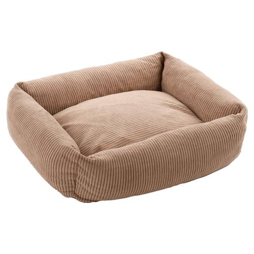 Comparer les prix de FLAMINGO Lit chien fermeture éclair Colette Rectangulaire 50 cm Taupe