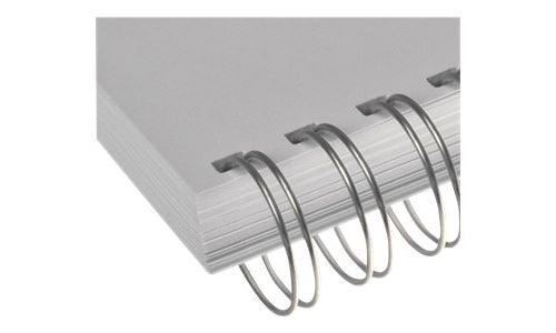 Renz - 25.4 mm - 23 anneaux - A4 (210 x 297 mm) - argent transparent - 50 unités fil de ligature - pour Office line 2:1