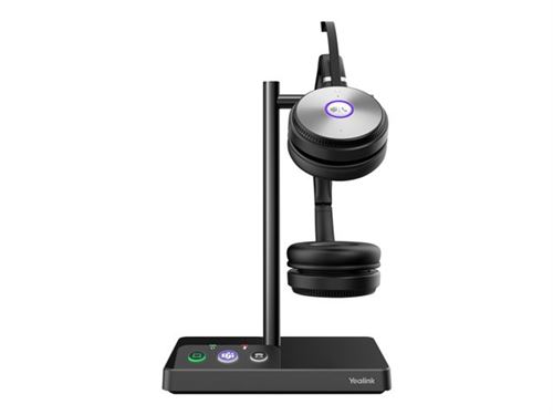 Yealink WH62 Dual - Pour Microsoft Teams - micro-casque - sur-oreille - DECT - sans fil - Certifié pour Microsoft Teams