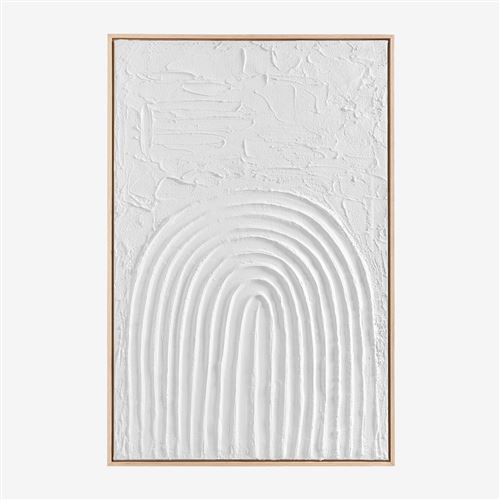 Tableau Décoratif en Relief en Plâtre (60x90 cm) Usclat - SKLUM