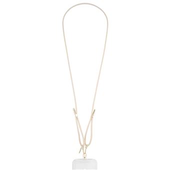 Tour de Cou pour Smartphone Phone Crossbody Rope Réglable CASE MATE Beige - 1