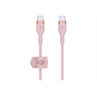 Câble USB-C vers USB-C Belkin Boost Charge Pro Flex 1 m Rose