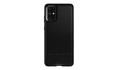 Spigen Core Armor - Coque de protection pour téléphone portable - polyuréthanne thermoplastique (TPU) - noir mat - pour Samsung Galaxy S20+, S20+ 5G