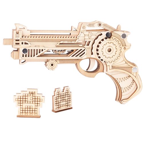 Puzzle 3D 29 pièces - Pistolet à bande élastique (chasseur B)