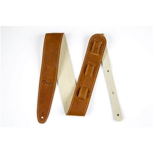 Fender - Courroie pour guitare - Cuir - Marron - Image 2