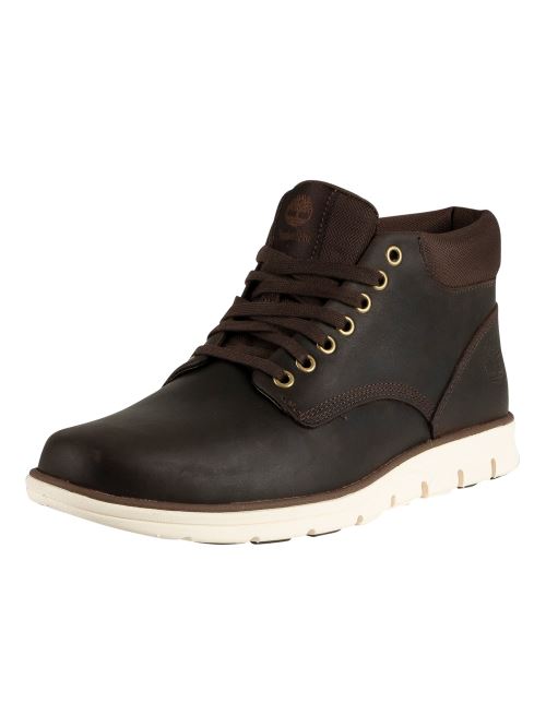 Timberland Pour des hommes Bottes en cuir Bradstreet Chukka, marron41 EU