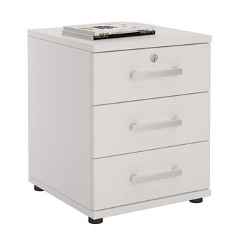 Caisson De Bureau Yves Meuble De Rangement Avec 3 Tiroirs En