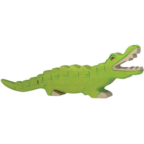 Animaux En Bois Jungle Crocodile Figurine Holztiger