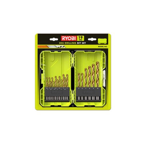 Coffret Empilable 19 Forets Hss Métal Ryobi Rak19Hss2 2-10 Mm