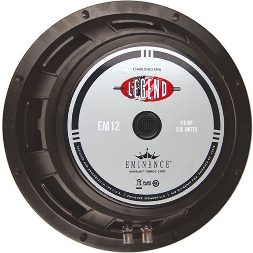 Eminence Legend EM12 haut-parleur 12 pouces 200 watts 8 ohms