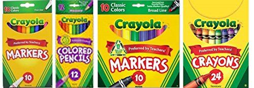 Crayola Marker, Crayon and Pencil Set